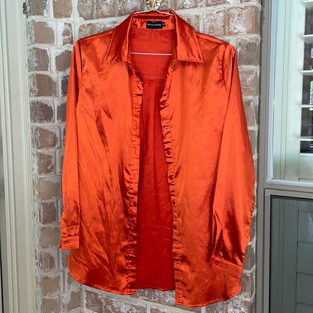 Pretty Little Thing Oversized button-down Size S